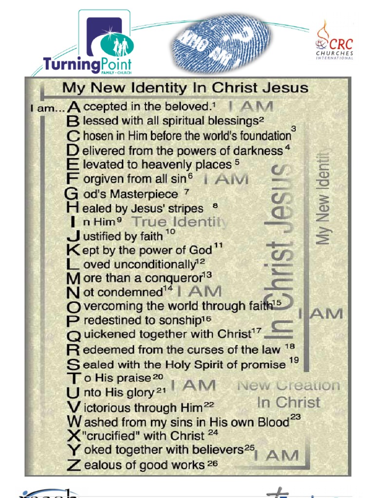 Who I Am in Christ | PDF | Born Again | Jesus