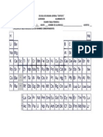 Tabla Periodica Examen