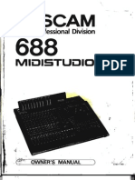 Tascam 688 Owner's Manual