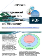 Jakarta crown eco management stand on No environment, no economy