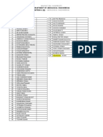 Section 6 (D) : Department of Mechanical Engineering