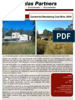 2011 Mandalong Coal Mine NSW Project Profile