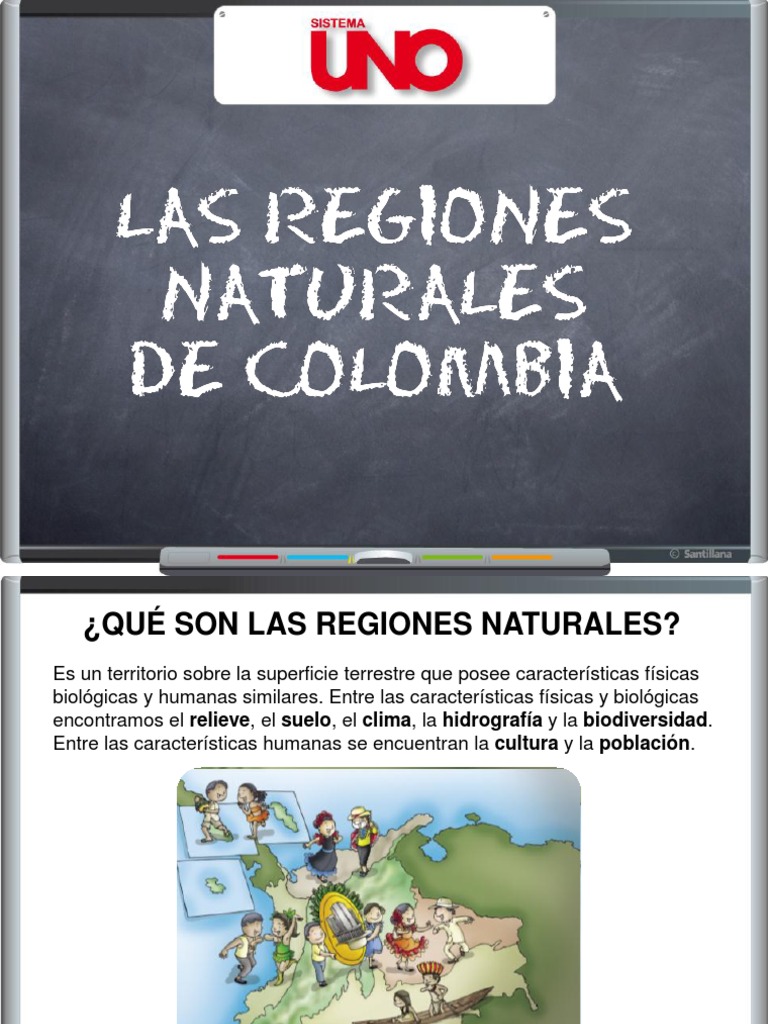 Las Regiones Naturales de Colombia | PDF | Colombia | Andes