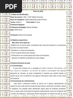 Plano de Aula, Meios de Transporte