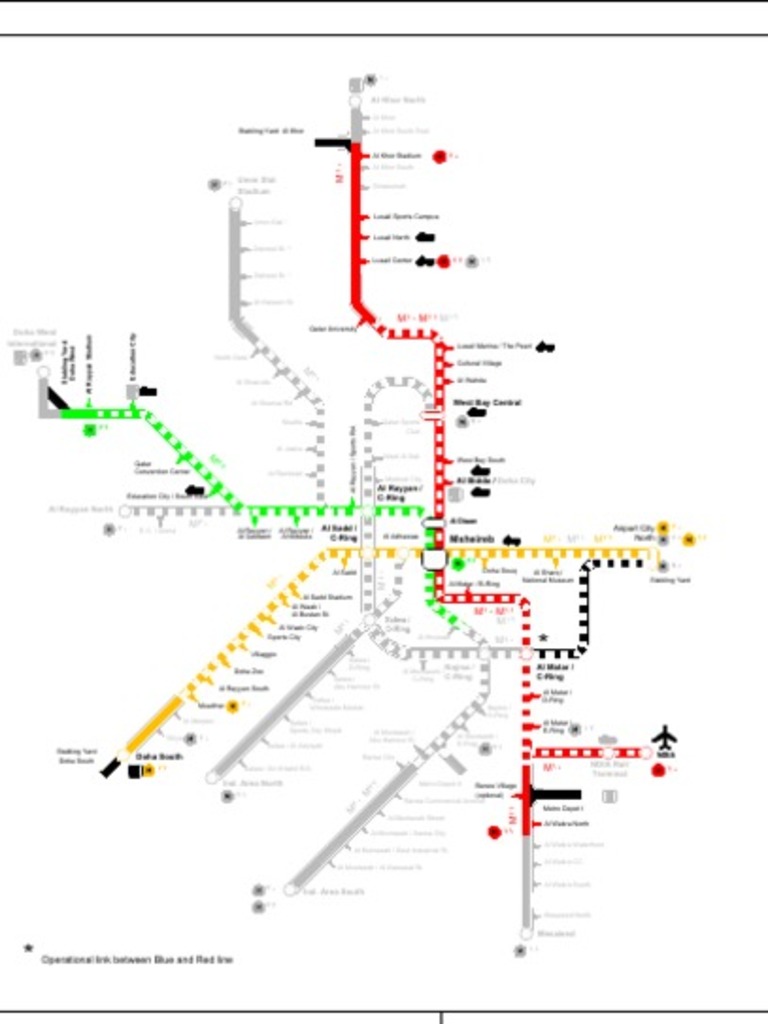 Doha Metro Route and Depot Overview | PDF | Business