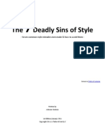 7 Deadly Style Sins of Style - Antonio Centeno