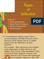 Types of Inflection