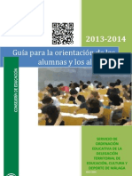 Guia de orientación Curso 2013-2014 (Málaga)