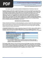 Download FACT SHEET HR 1960 NATIONAL DEFENSE AUTHORIZATION ACT FOR FISCAL YEAR 2014 by House Armed Services Committee SN146040008 doc pdf