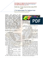 Classification of Multi-Date, Tempo-Spectral Data Using NDVI Values