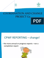 Coordination and Change Project G5