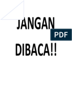 JANGAN DIBACA