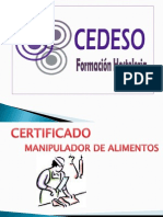 CURSO MANIPULADOR ALIMENTOS