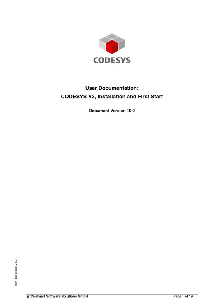 CODESYS V3 Installation Guide | PDF | Gateway (Telecommunications) | C ...