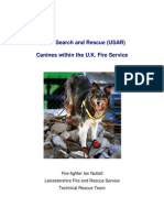 Canines Within The Fire and Rescue Service