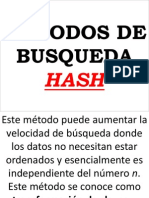 Metodo de Busqueda Hash