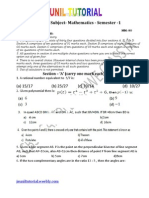 Class Ix Maths Sample Paper Jst-2011-12