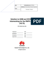 Solution to GSM and WCDMA Interworking for the RNPS GSM V0.75