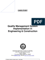 Behram J. Pestonji - Quality Management System Implementation in Engg. & Construction