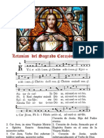 Letanías Al Sagrado Corazón de Jesús (Folleto Bilingüe PDF Con Partitura)