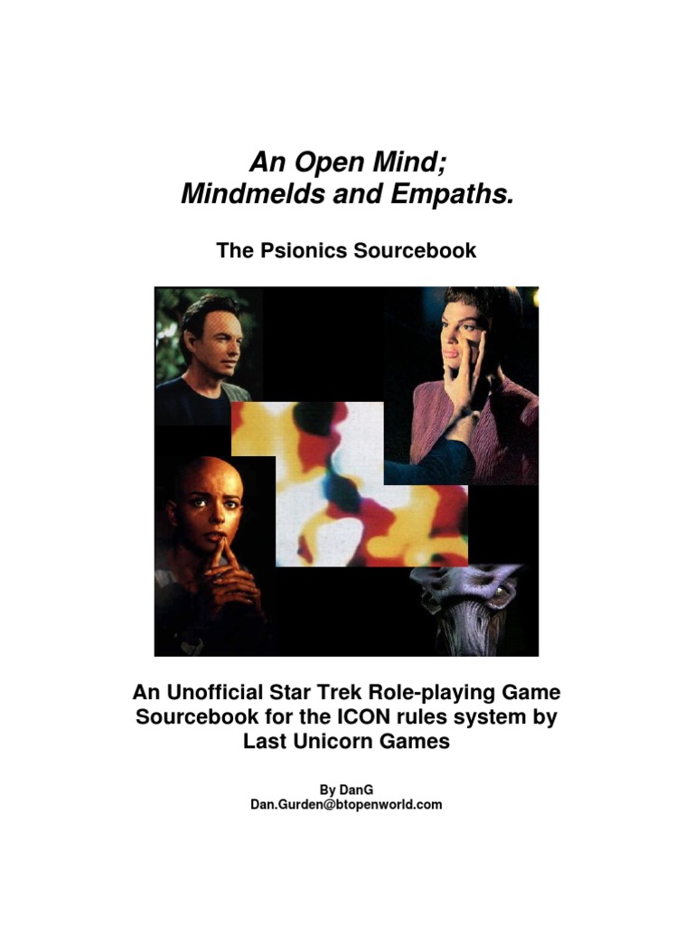 Lug Star Trek RPG Netbook - An Open Mind - Mindmelds and Empaths - The