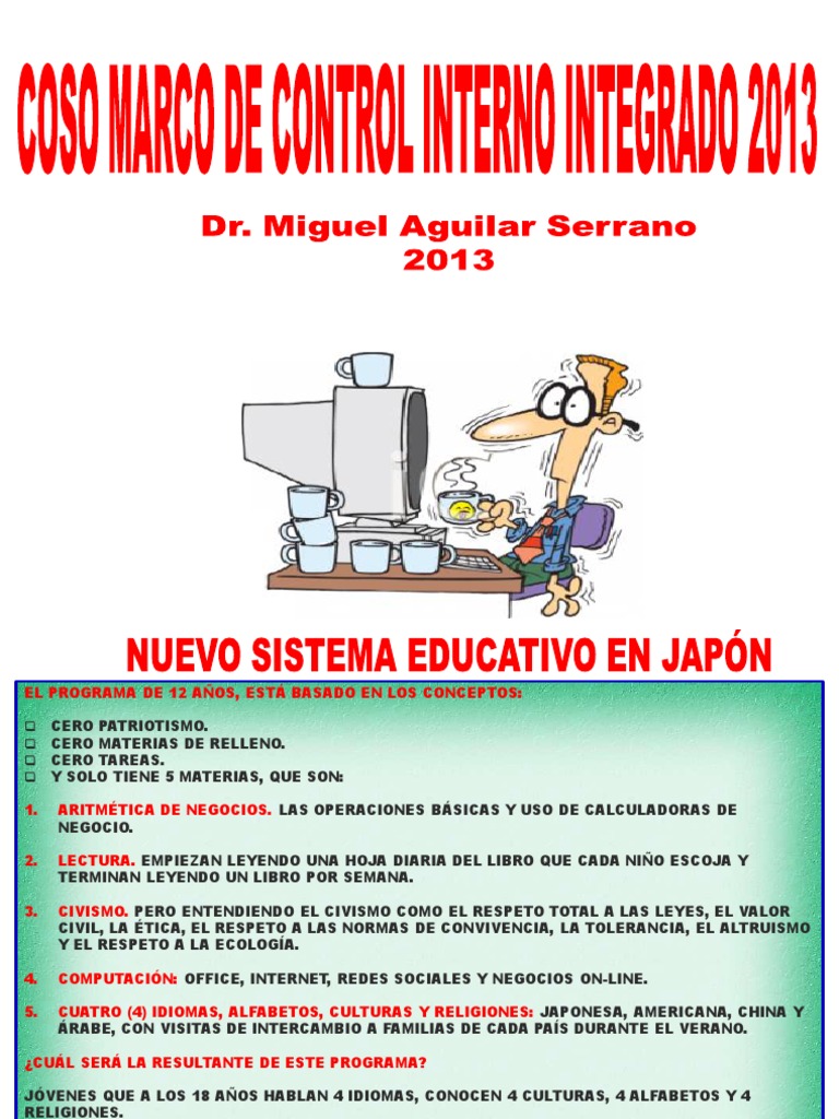 Nuevo Marco de Control Interno Integrado COSO 2013 - 02.JUN.2013 | PDF