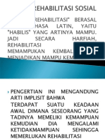 Materi Rehabilitasi Sosial