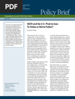 NATO and the U.S. Pivot to Asia