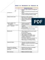 Riesgos y Medidas de Prevencion en Trabajos de Albañileria