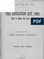 THE Education Act, 1902:: How To Make The Best of It