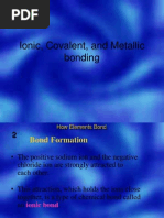 Ionic, Covalent, and Metallic Bonding