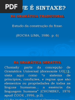 A gramática universal
