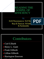 2-Spreading the Gospel of Efficiency