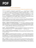 Modelo de Contrato de Arrendamiento en Ecuador