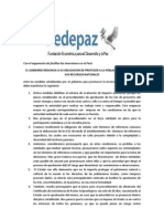 Nota de Prensa 05.06.13-Fedepaz