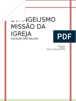 Evangelismo Missão Da Igreja