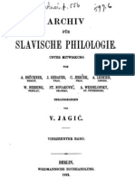 Archiv Für Slavische Philologie 14