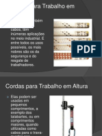 Cordas para Trabalho em Altura