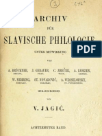 Archiv Für Slavische Philologie 18