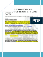 LOGIC-GATES, DIGITAL-ELECTRONICS, CH-3, DLD-1, On Bio-Medical Engineering (BME)