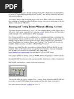 Download Running and Testing Joomla Without a Hosting Account Offline by Bradley Fourie SN14619741 doc pdf