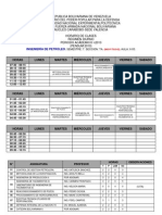 Horarios Ing. de Pet (Ta) I-2013