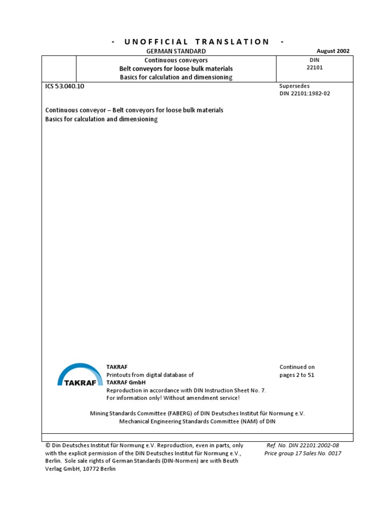 Din 22101 E Pdf Belt Mechanical Friction