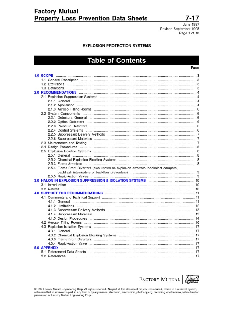 Explosion Protection Systems | PDF