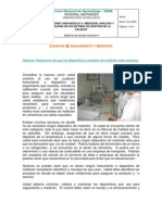 Equipos de Seguimiento y Medicion