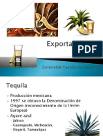 Exportación e Importación de Tequila