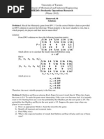 HW 06 Markov Chains Solutions