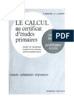 Mathématiques Classiques Le Calcul Au Certificat D'etudes Exercices Et Corrigés