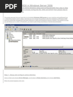 Windows 2008 Server Configuration