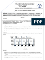 Examen CTMA Selectividad Madrid Junio 2013